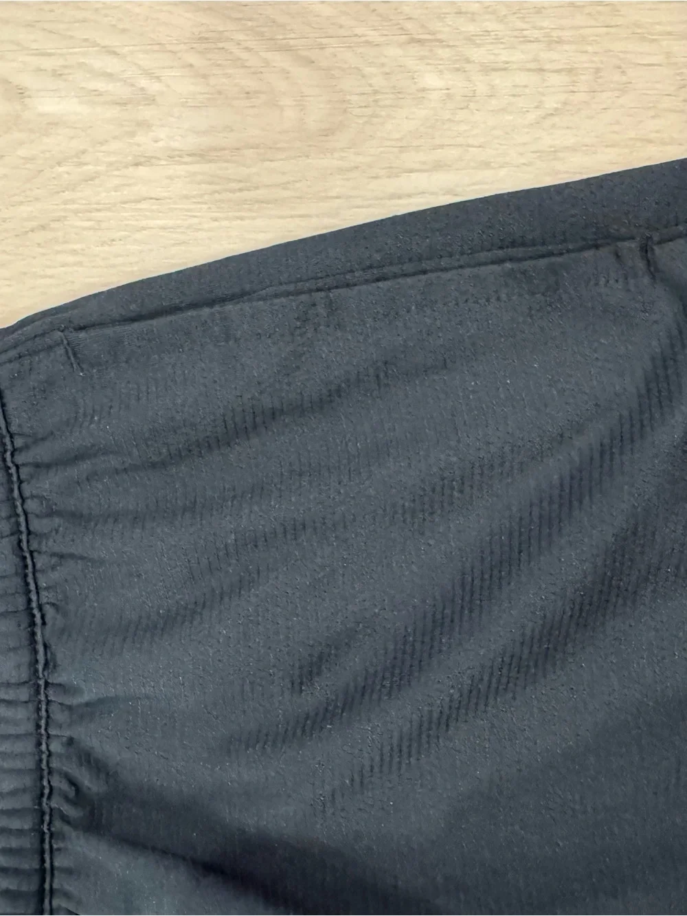Nike 7inch Black Shorts with White Hem and Swoosh - Kids